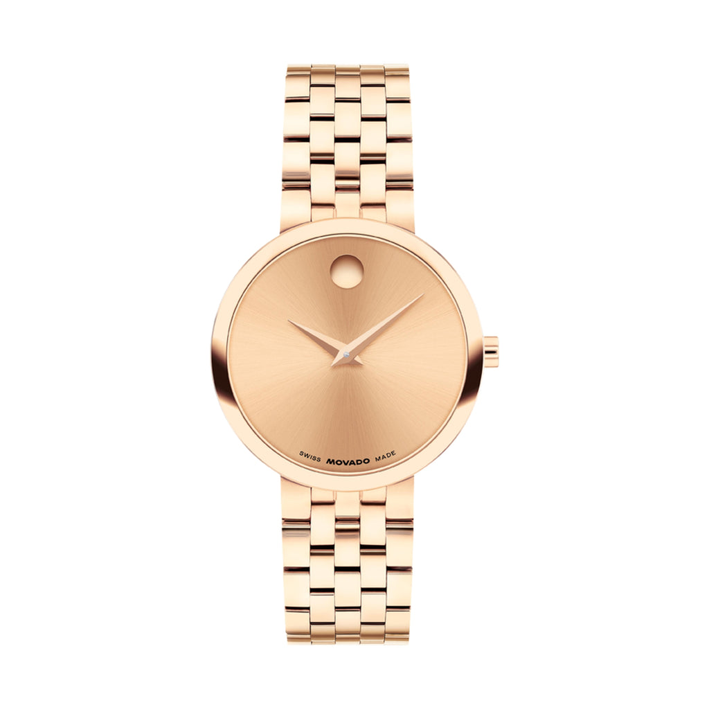 Movado Museum Classic Rose Gold Dial Quartz & Stainless  display picture 1