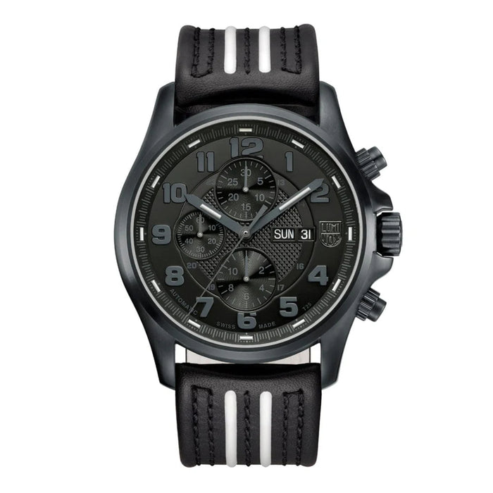 Luminox Field Valjoux Chronograph 47mm Black Plated Field Men's Watch Limited Edition