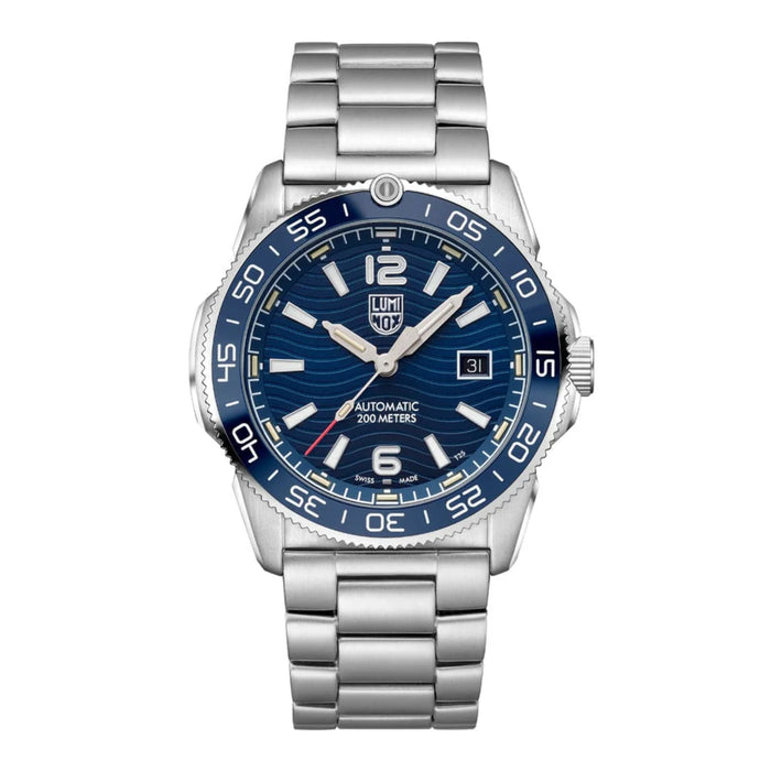 Luminox Pacific Diver Automatic Blue Textured Dial & Bezel 42mm Men's Dive Watch XS.3104