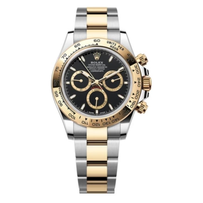 Rolex Cosmograph Daytona 40mm Two-Tone Yellow Gold Black Dial New 2025 - 126503