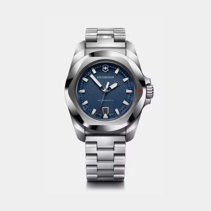 Victorinox I.N.O.X. Quartz Blue Dial Stainless Steel Men's Watch 242031
