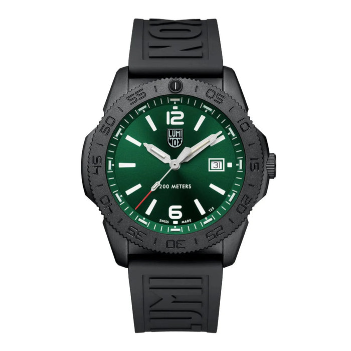 Luminox Pacific Diver 3120 Series 44 mm Green Sunray Dial Dive Men's Watch XS.3137.B