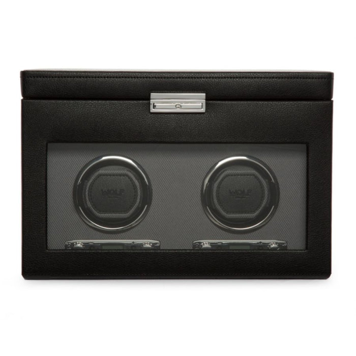 Wolf Classic Double Watch Winder with Storage 792202