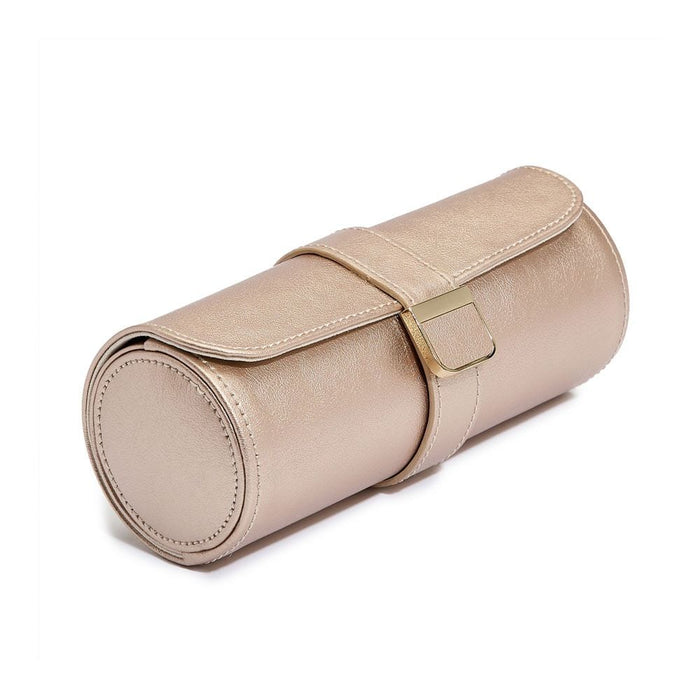 Wolf Palermo Double Watch Roll with Jewelry Pouch Rose Gold 213916_2