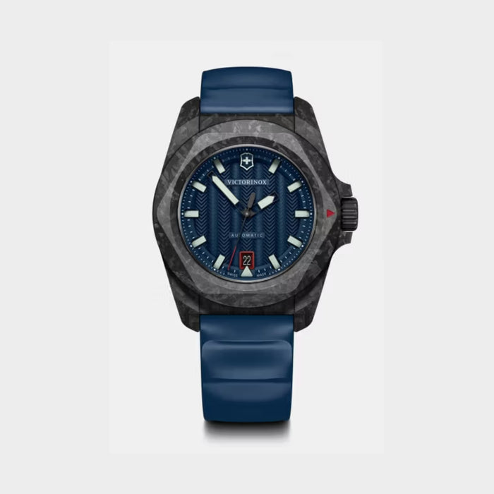 Victorinox I.N.O.X. Automatic Matt Blue Textured Dial Men's Watch 242022.1