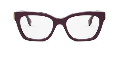 Fendi First FE50073I 081 Shiny Purple Oval Women's Eyeglasses