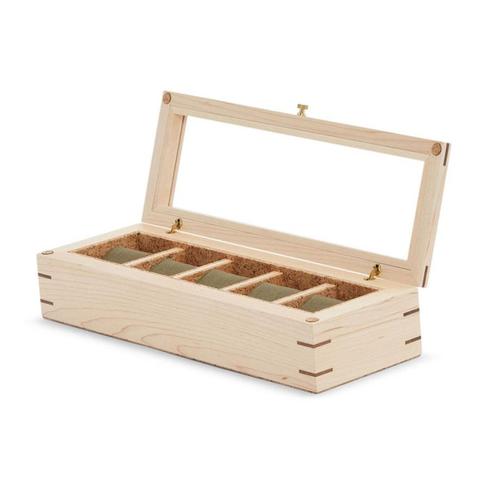 Wolf Analog: Shift Wood Flatiron II 5-Piece Watch Box 710211