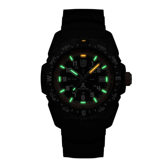 Luminox Bear Grylls Survival Mountain 43mm Lightweight Black Dial With Orange Crown Men's Watch XB.3739