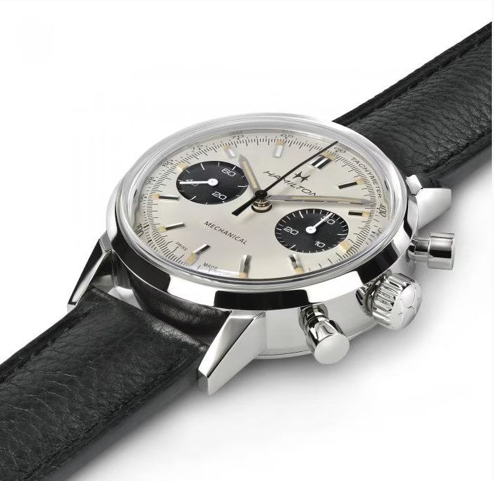 Hamilton American Classic Intra-Matic Auto Chronograph White Dial Men's Watch H38429710