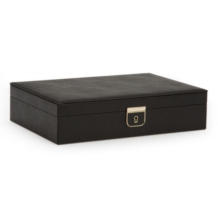 Wolf Palermo Black Anthracite Medium Jewelry Box 213202