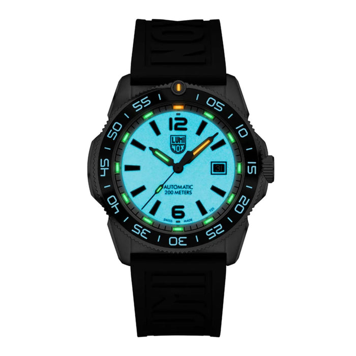 Luminox Pacific Diver 42mm Automatic Midnight Mariner White Textured Dial Men's Watch XS.3101.H