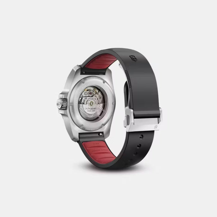 Victorinox I.N.O.X. Automatic Black Guilloché Dial Men's Watch 242039