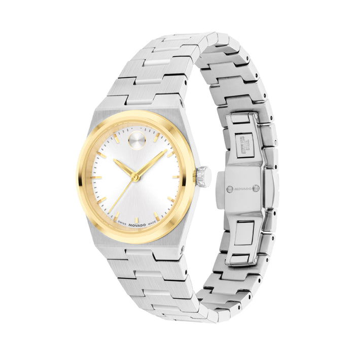 Movado BOLD Quest Mini White Dial Women's Watch 3601291