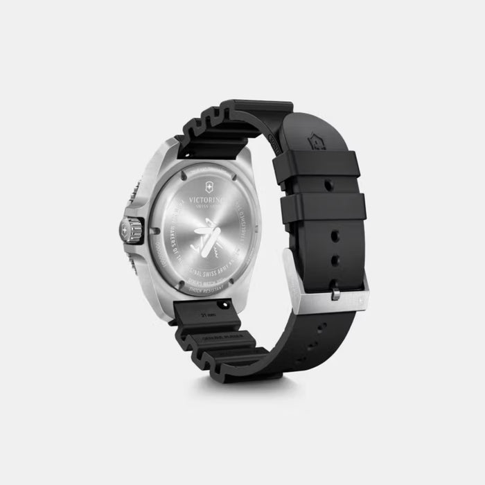Victorinox Dive Pro Quartz Black Matt Dial With Rubber Strap Men's Watch 241990