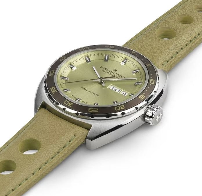 Hamilton American Classic Pan Europ Automatic Sage Green Dial Men's Watch H35445860