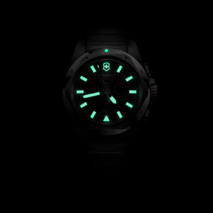 Victorinox I.N.O.X. Chrono Black Dial Men's Watch 241983