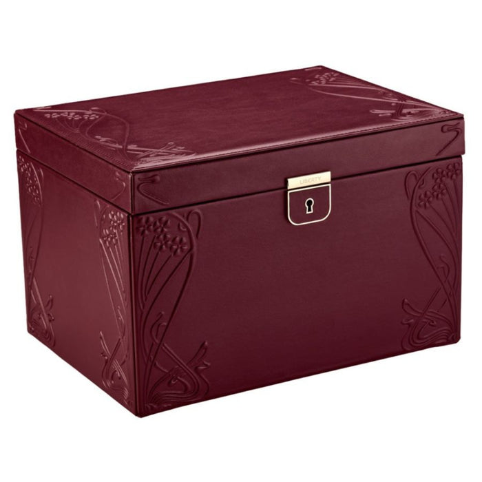 WOLF X LIBERTY Lanthe Large Jewelry Box - Burgundy 381027