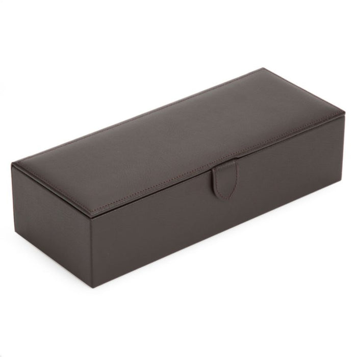 Wolf Blake 5 Piece Blake Brown Leather Watch Box 305506