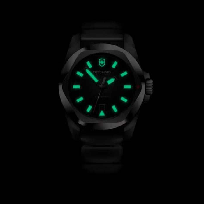 Victorinox I.N.O.X. Quartz Black Dial Men's Watch 242028