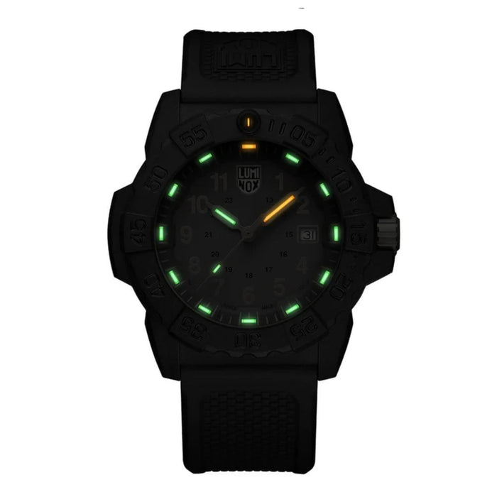 Luminox Navy SEAL Foundation 3500 45mm Military Dive Grey Dial Men's Watch XS.3508.GOLD