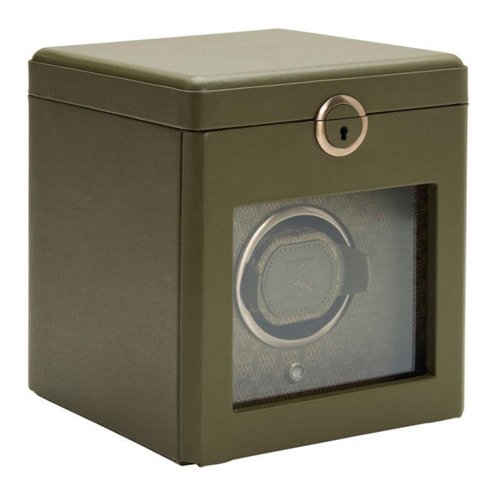 Wolf Earth Single Olive Apple Leather Watch Winder 190341