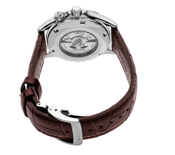 Seiko Prospex Alpinist Green Dial Brown Leather Strap Men's Watch SPB121