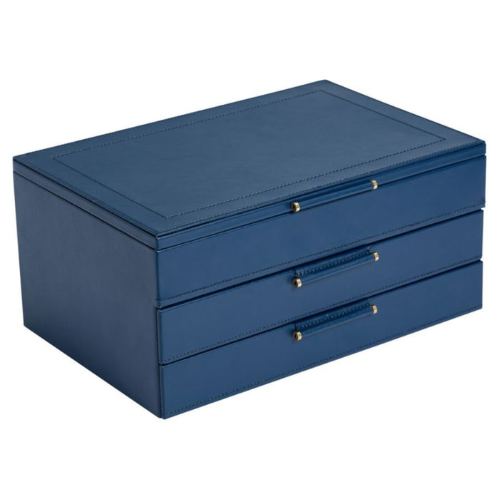 Wolf Sophia Indigo Jewelry Box with Drawers 392017