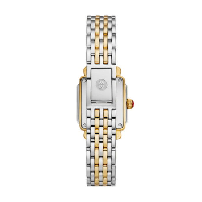 Michele Deco Madison Mini Diamond Two-Tone 18K Gold-Plated Women's Watch MWW06D000174
