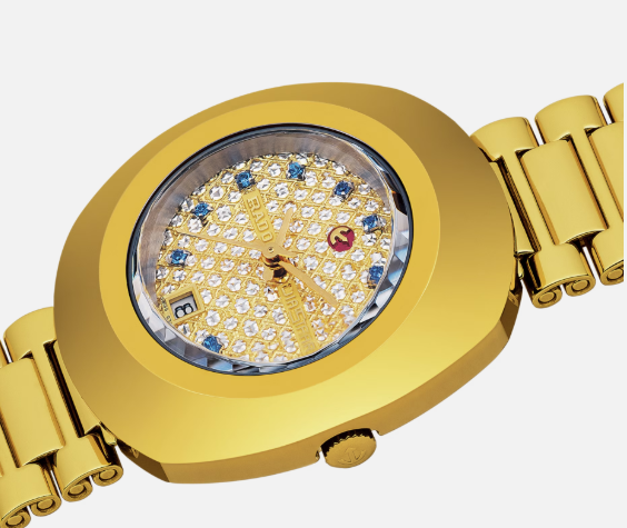 Rado The Original Automatic Gold With Blue Jewels Watch R12416393