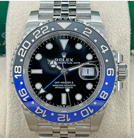 Rolex GMT-Master II Oyster Steel 40mm Watch 126710BLNR
