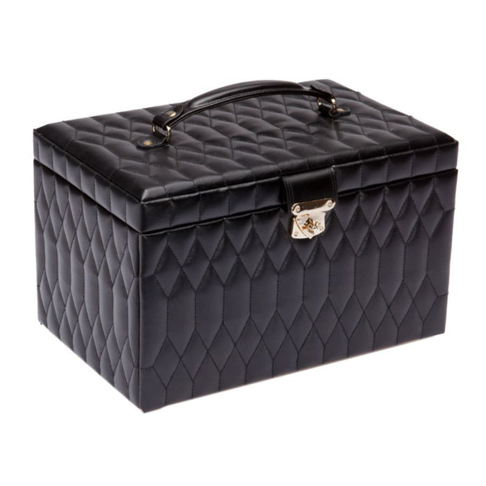Wolf Caroline Black Extra Large Jewelry Case 329571