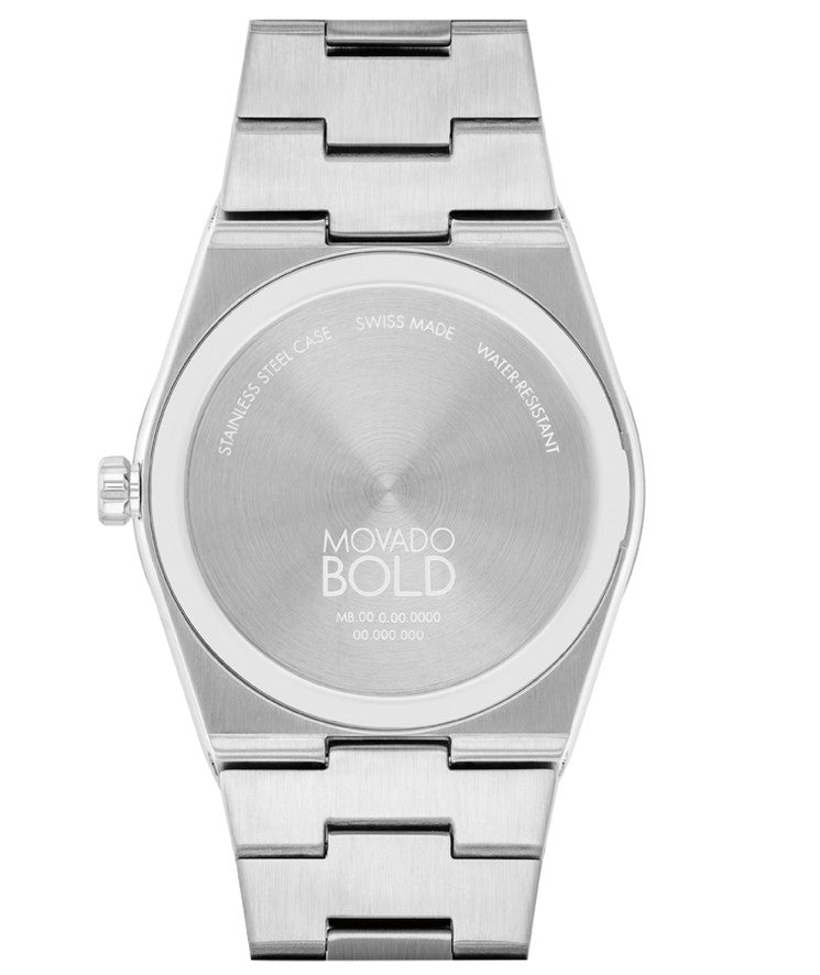 Movado Bold Quest Blue Sunray Dial Signature Dot Marker 3601221