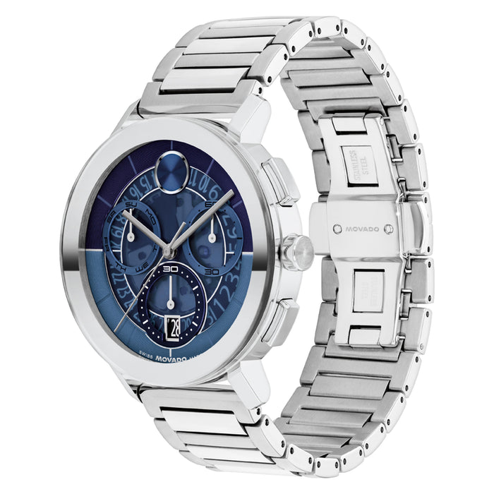 Movado Bold Evolution 2.0 Blue Dial Bracelet Men's Watch 3601299