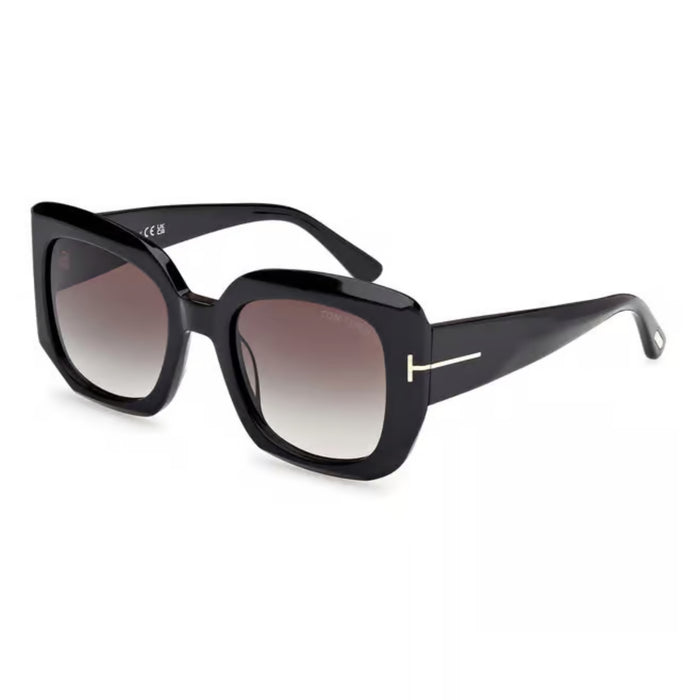 Tom Ford FT1220 Shiny Black CARLA Female Sunglasses-5201B