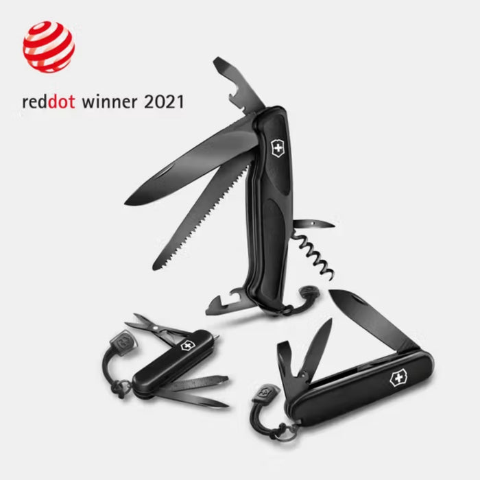 Victorinox Swiss Army Knife & Tools Black Ranger 55 Grip Onyx Black 0.9563.C31P