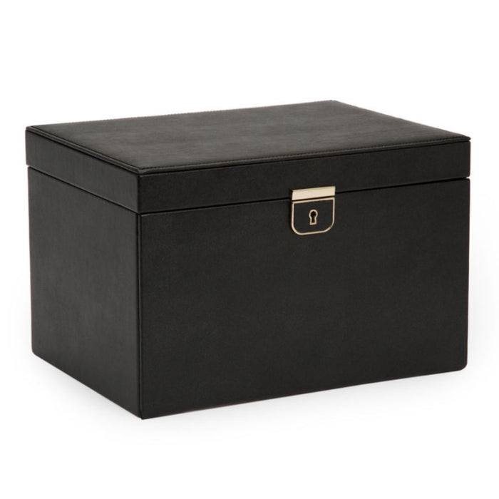 Wolf Palermo Black Anthracite Large Jewelry Box 213002