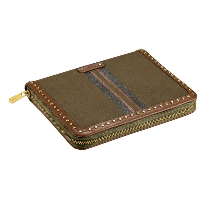 Wolf Ida Travel Zip Khaki Jewelry Portfolio 190043