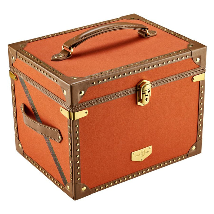 Wolf Ida Trunk Orange Jewelry Box 190039