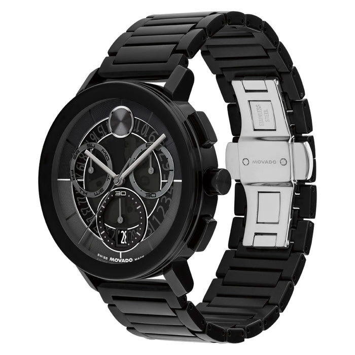 Movado Bold Evolution 2.0 Black Dial & Bracelet Men's Watch 3601264