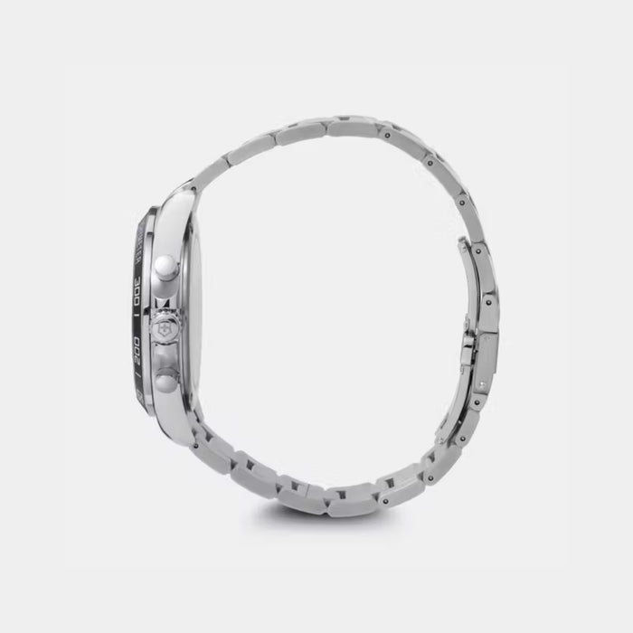 Victorinox Fieldforce Chrono Matt Blue Dial With Silver Bracelet Men's Watch 241857