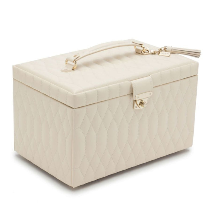Wolf Caroline Ivory Large Jewelry Case 329653