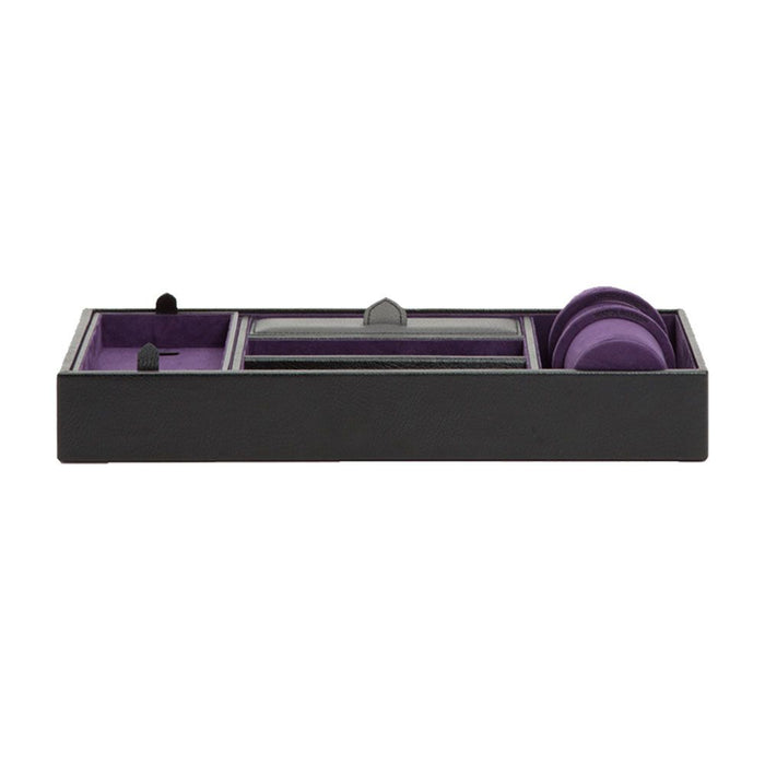 Wolf Blake Valet Tray With Cuff Black/Purple 306428_1