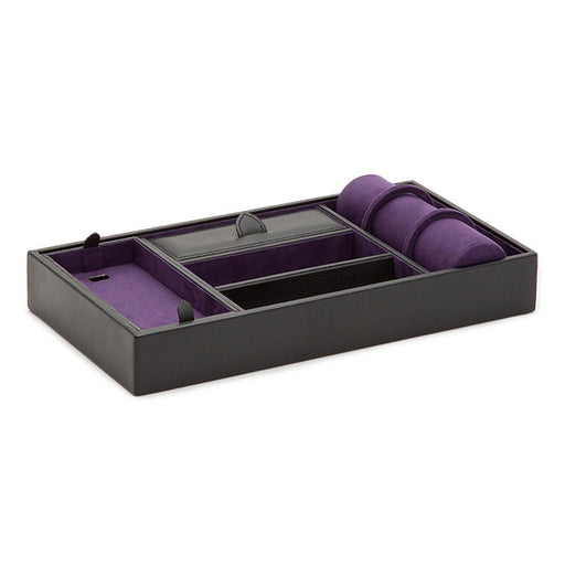 Wolf Blake Valet Tray With Cuff Black/Purple 306428_2