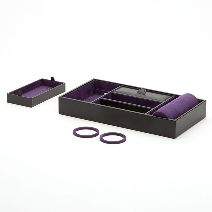 Wolf Blake Valet Tray With Cuff Black/Purple 306428_3