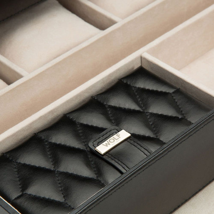 Wolf Caroline Extra Large Jewelry Case Black 329571_5