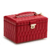 Wolf Caroline Medium Jewelry Case Red 329772_2