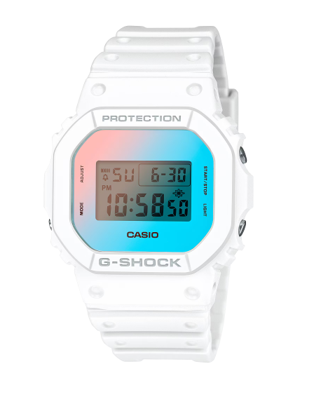 G-Shock Digital 5600 Series White Resin Men's Watch DW5600TL-7