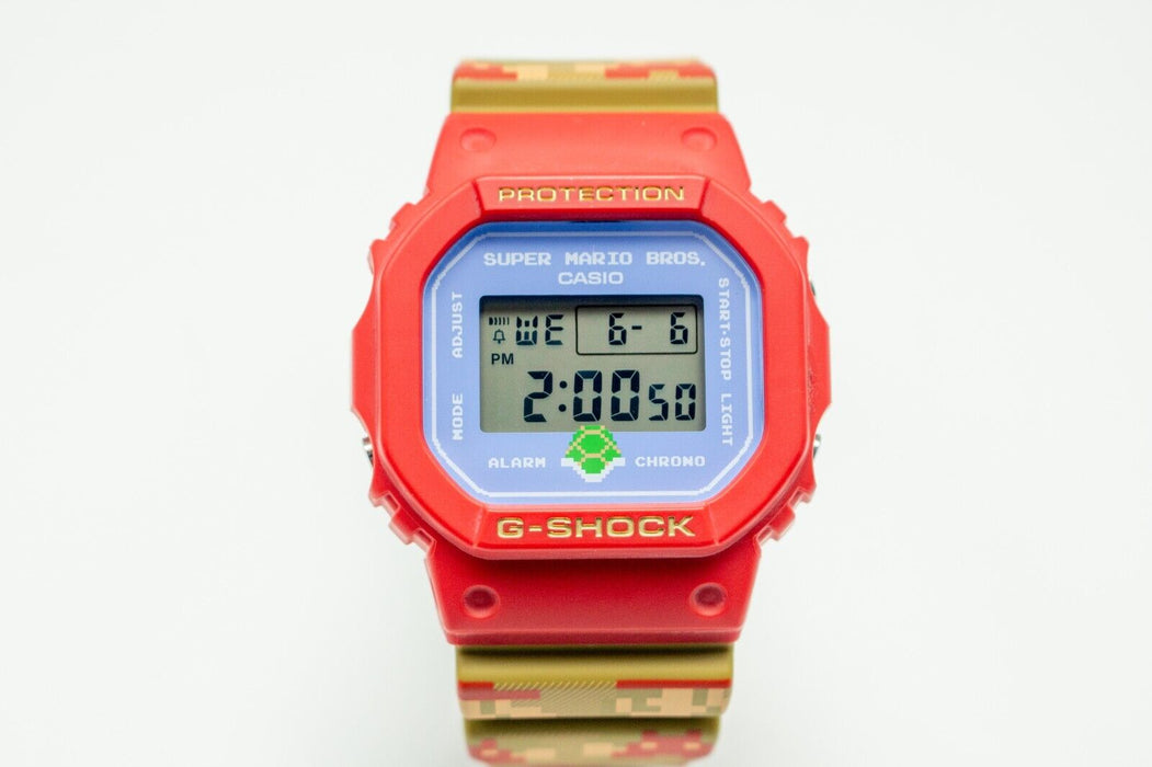 Casio G-Shock Digital SUPER MARIO BROS 5600 Series Men's Watch DW5600SMB-4