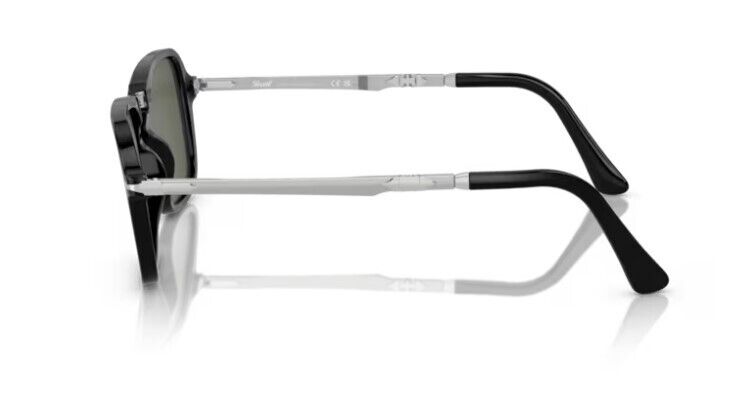 Persol 0PO3330S 95/31 Black/Green Rectangular 51mm Men's Sunglasses