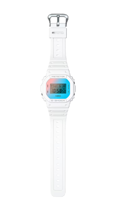 G-Shock Digital 5600 Series White Resin Men's Watch DW5600TL-7